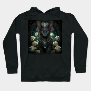 Black Sphynx Hoodie